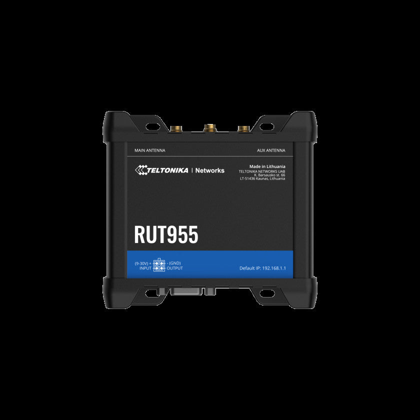 Teltonika RUT955W03660 - RUT955 LTE CAT4 with GNSS Router (All Carriers USA & Canada Excepte Verizon) with AC Adapter