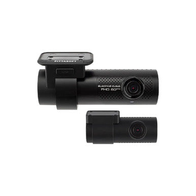 Blackvue DR750S-2CH caméra de tableau de bord carte mémoire 64 Go et kit de câblage Power Magic Pro