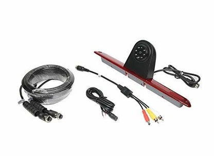 Rear View Safety - Mercedes Sprinter Third Brake Light Backup Camera (FMVSS 111 Compliant), Cable (RVS-1016-XX)