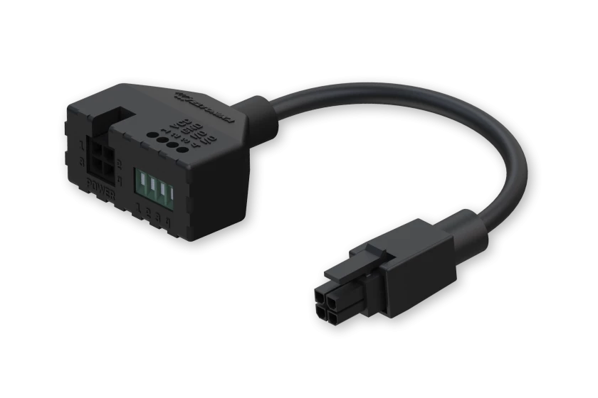 Teltonika PR5MEC21 4-Pin Power Adapter with I/O Access; for RUT200, RUT241, RUT240, TCR100, RUT950, RUT951, RUT956, RUT955, RUTX09, RUTX11, RUTX14, RUTX12, RUTXR1, RUT360 &amp; More Routers