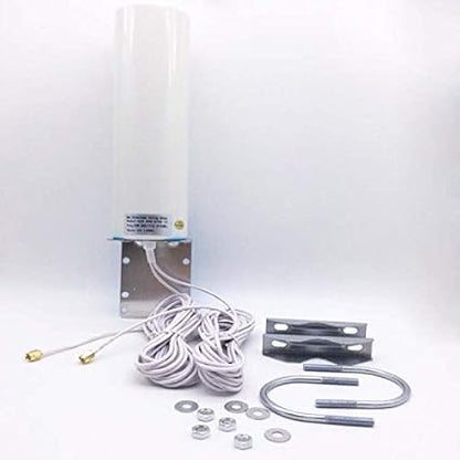 Wall/Pole Mounted 4G/LTE 698-2700mhz Outdoor Omni Antenna, SMA Connector