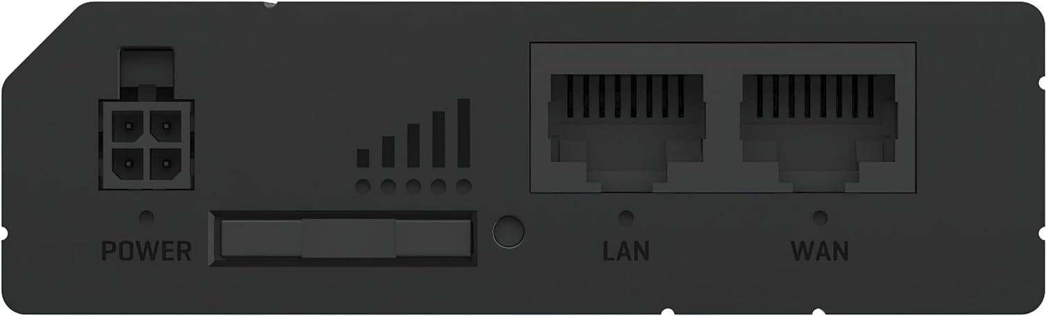 Teltonika RUT241030000 Model RUT241 Industrial Cellular Router; 4G LTE (Cat 4), 3G, and 2G Connectivity; 2X Ethernet Ports; WI-FI; WAN Failover; Remote Access Management; Global Version