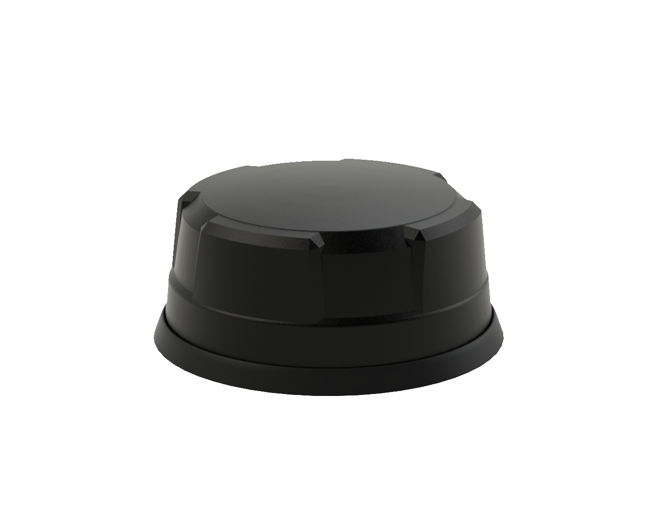 6001344 - 8in1 Dome Antenna - 4x5G/4G, GNSS, 3xWi-Fi, 2.4/5GHz, Bolt Mount, 5m, Black