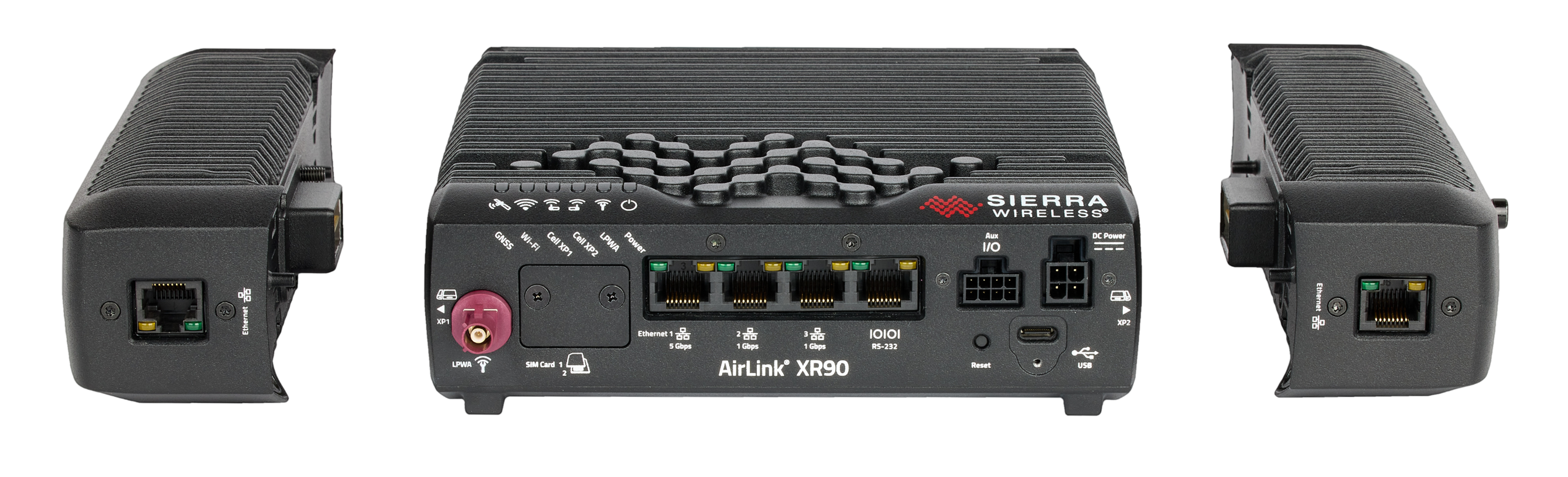 Sierra Wireless Airlink XR90 5G, double radio simple avec routeur de véhicule multi-réseaux (câble d&