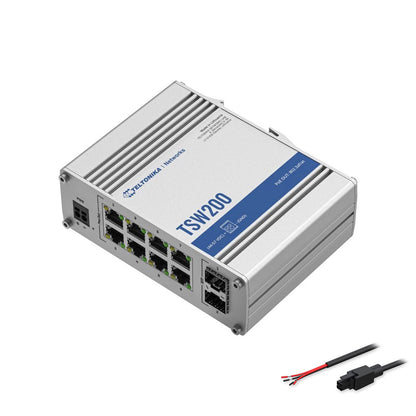 Teltonika TSW200000010 - Commutateur TWS200 PoE+ non géré 5 ports Gigabit Ethernet 