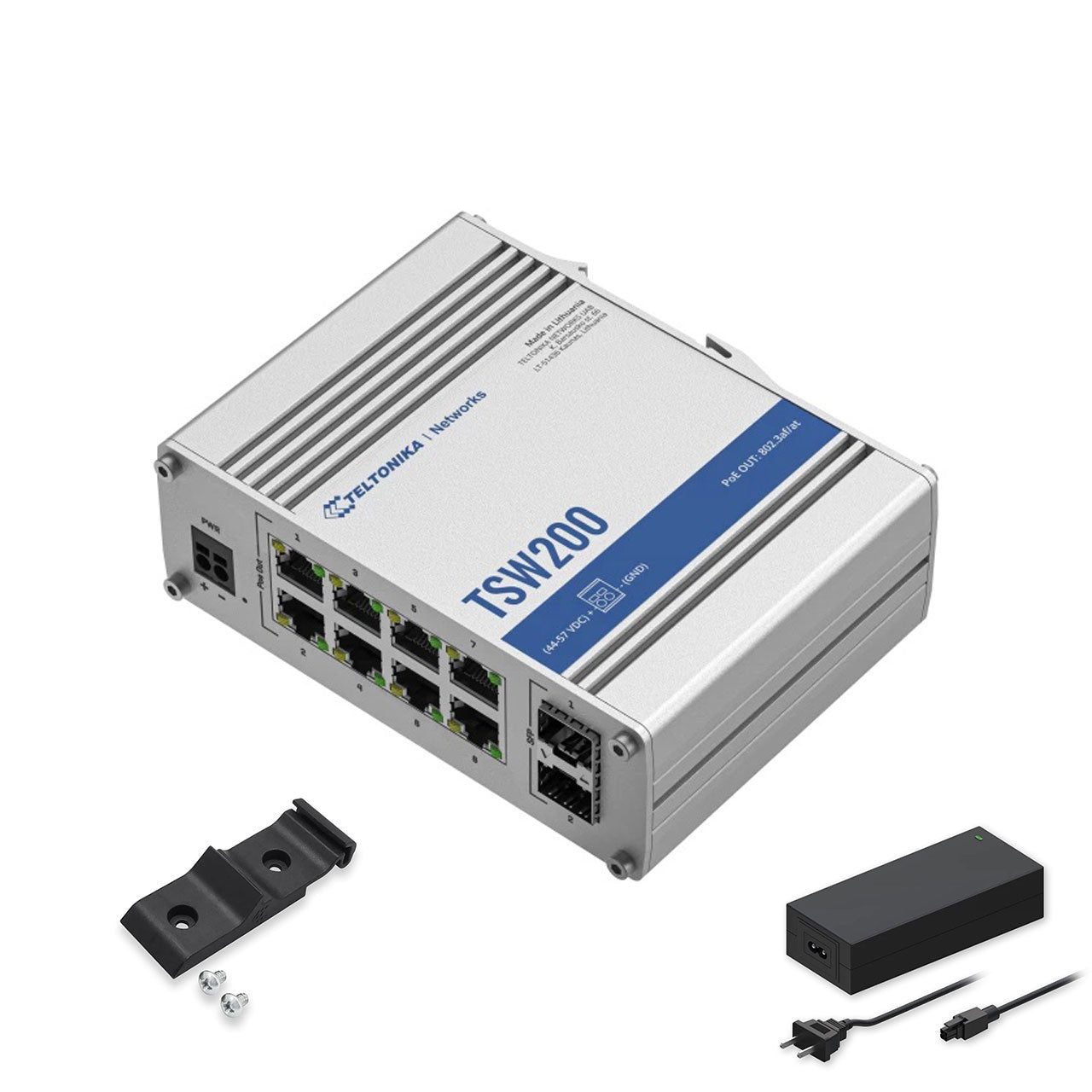 Teltonika TSW200000010 - Commutateur TWS200 PoE+ non géré 5 ports Gigabit Ethernet 